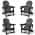 Black-4PC color or pattern variation