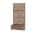 72 in. H x 35 in. W Brown color or pattern variation