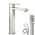 Brushed Nickel Drain Kit Included color or pattern variation