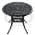 Matte Black(35.43 in. Round Table) color or pattern variation