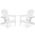 White -set of 2 color or pattern variation