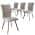 Set of 4 Beige Chairs