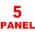 5 Panel color or pattern variation