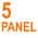5 Panel color or pattern variation