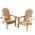 Teak 2PCS color or pattern variation