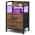 Rustic Brown / 2 Drawer color or pattern variation