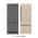 Customizable Panel Ready with Black Handles color or pattern variation