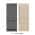 Customizable Panel Ready with Champagne Bronze Handles color or pattern variation