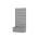59 in. H x 30 in. W Gray color or pattern variation