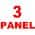 White /3 Panel color or pattern variation