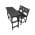 Black - 3 Piece with Backrest color or pattern variation