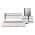 White and Metallic Gray - Queen with Drawers color or pattern variation