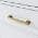 White & Brushed Gold Handle color or pattern variation