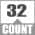 32 color or pattern variation