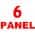 6 Panel color or pattern variation