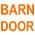 Barn door color or pattern variation