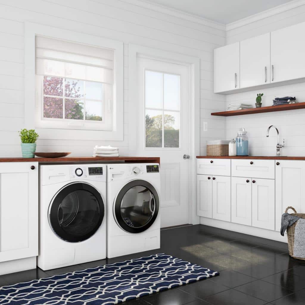 Bright Farmhouse Laundry - Home - The Home Depot