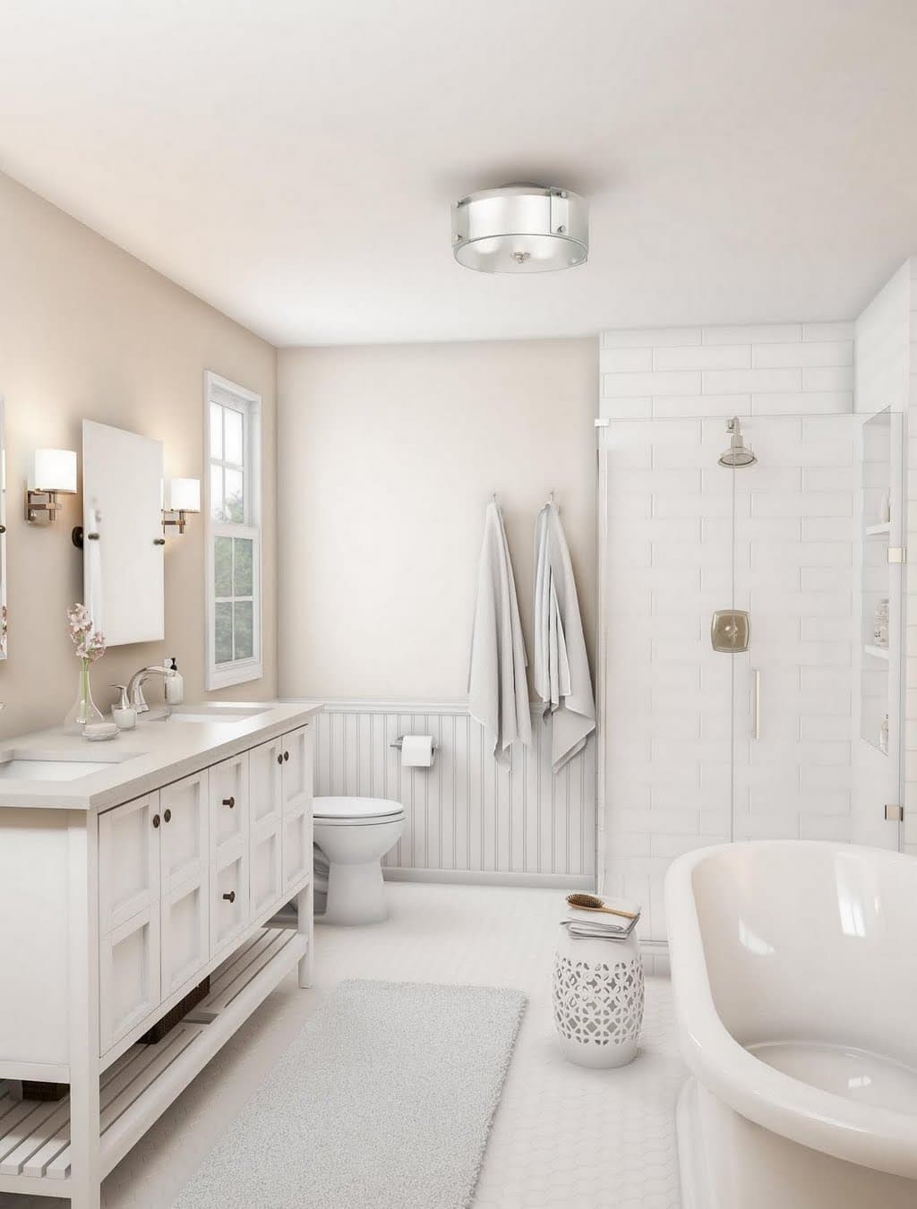 Classic Ivory Bathroom Retreat