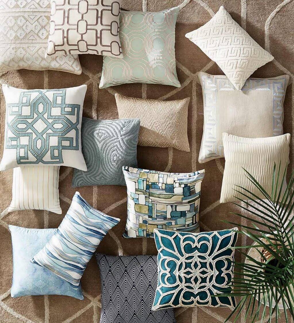 glam decorative pillows