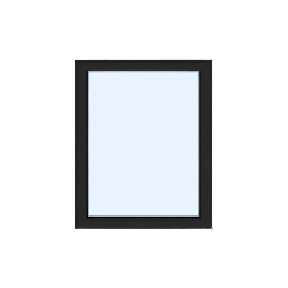 Avora Doors and Windows 36 in. x 48 in. Elite Euro Black Exterior