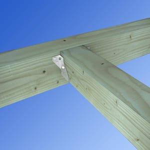 LUS ZMAX Galvanized Face-Mount Joist Hanger for 4x4 Nominal Lumber