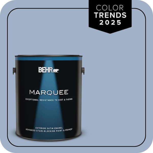 BEHR MARQUEE 1 gal. #S530-3 Aerial View Satin Enamel Exterior Paint & Primer