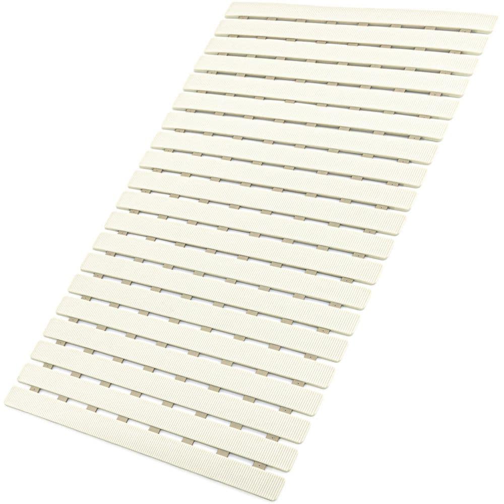 15.7 in. x 27.5 in. Bathtub Mat Non Slip in White, Suction Cups Design and Drain Holes, Soft and Eco-Friendly price history on PriceWatchPro