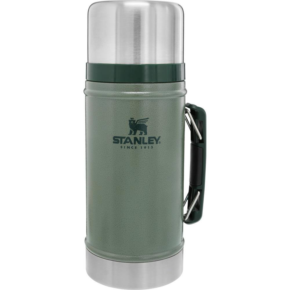 Stanley Classic 32 oz. Hammertone Green Stainless Steel Vacuum ...