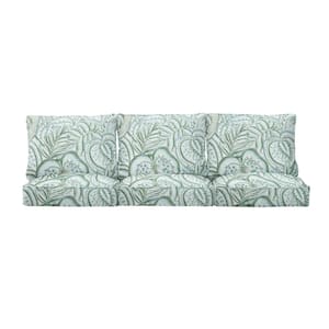 27 in. x 29 in. Deep Seating Indoor/Outdoor Couch Cushion Set in Sunbrella Sensibility Spring