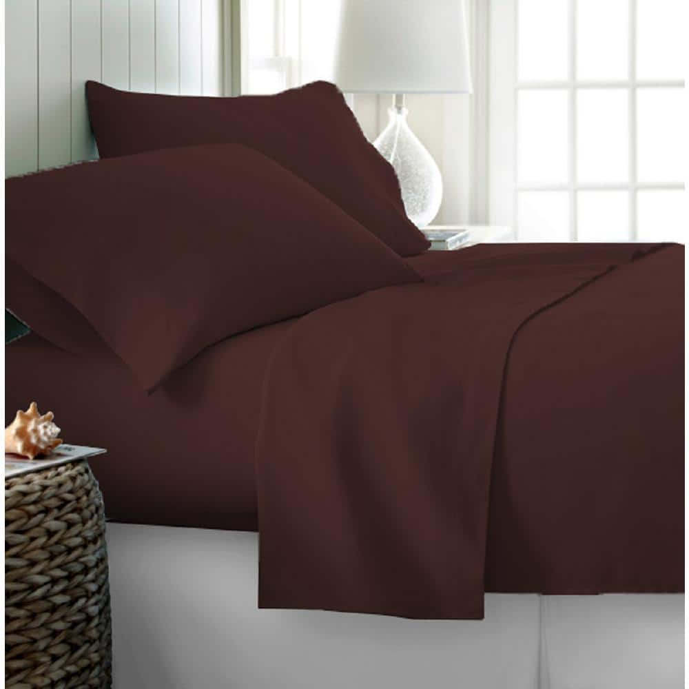 Context Brown 2 Piece Set Ultra Soft Twin Size Duvet Covers (Microfiber)