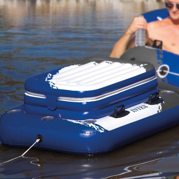 Intex Inflatable Mega Chill Cooler online Float with Built-In Cup Holders