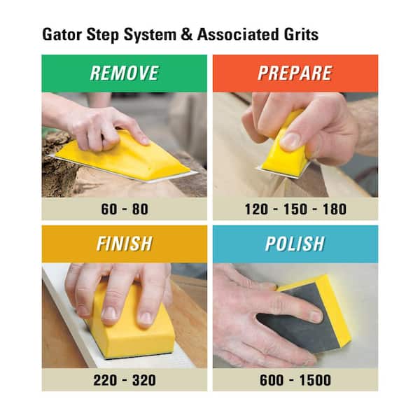 Super Sponge 3 in. x 5 in. x 1 in. Very Fine 220-Grit Sanding Sponge