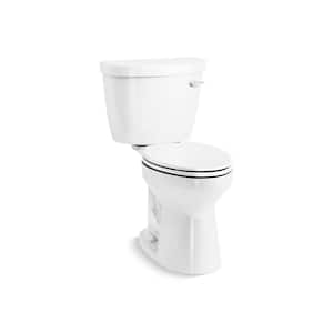 Cimarron 12 in. Rough In 2-Piece 1.28 GPF Single Flush Elongated Toilet in White Seat Not Included