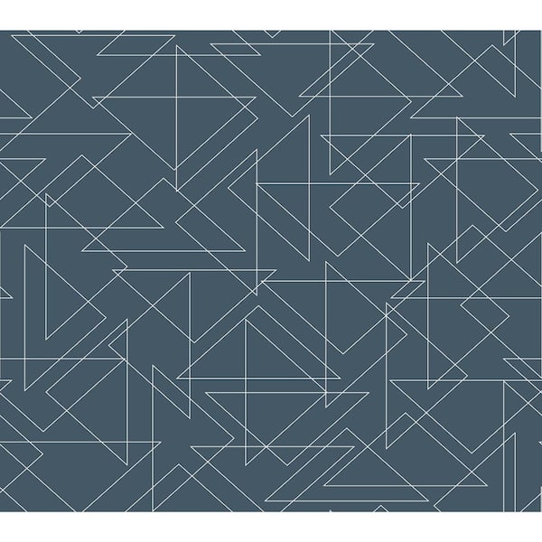 York Wallcoverings 45 sq. ft. Triangulation Premium Peel and Stick Wallpaper