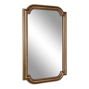 Kinsman 24.00 in. W x 35.87 in. H Gold Rectangle Classic Framed Decorative Wall Mirror