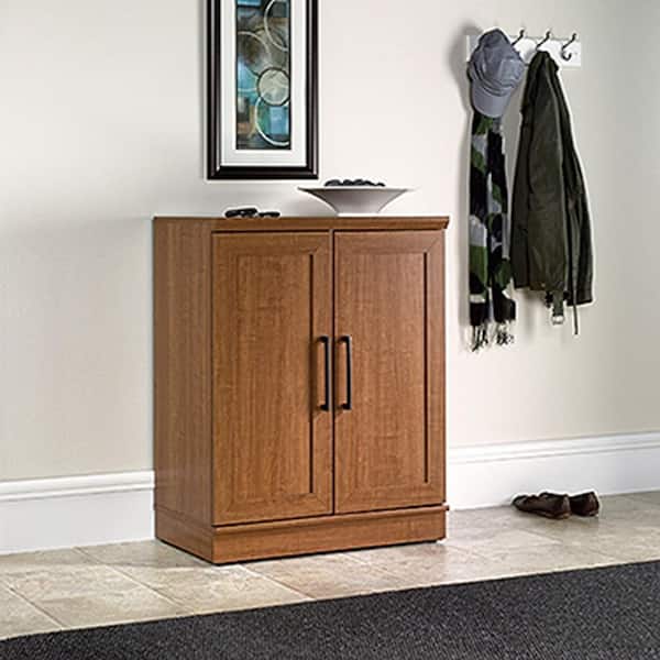 SAUDER Home Plus Sienna Oak Storage Cabinet 411967 - The Home Depot
