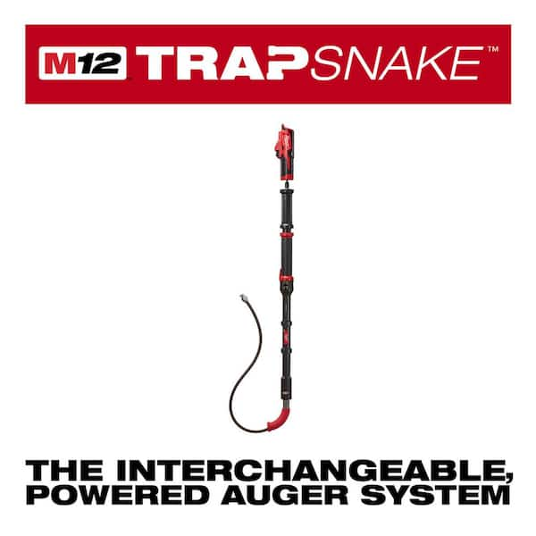 Milwaukee Trap Snake 6 ft. Toilet Auger Plumbing Drain Snake 49-16-3576 -  The Home Depot