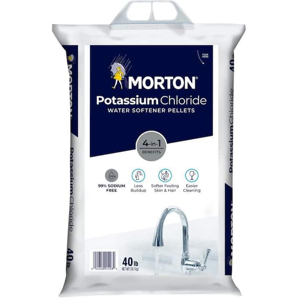 Morton Salt 40 lbs. Water Softener Salt Pellets Morton Potassium Chloride