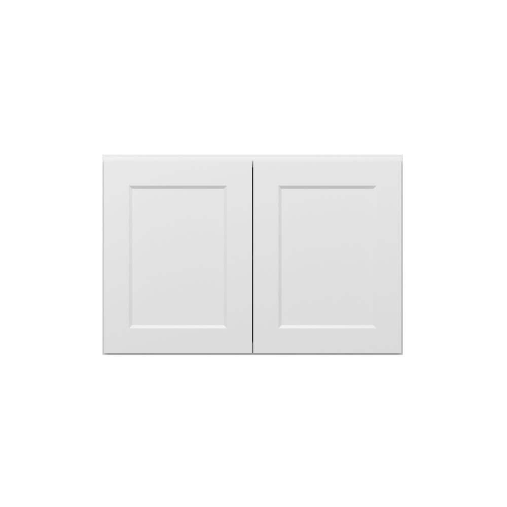 Norfolk Shaker 36 in. W x 24 in. H x 24 in. D in Painted White Plywood Asse