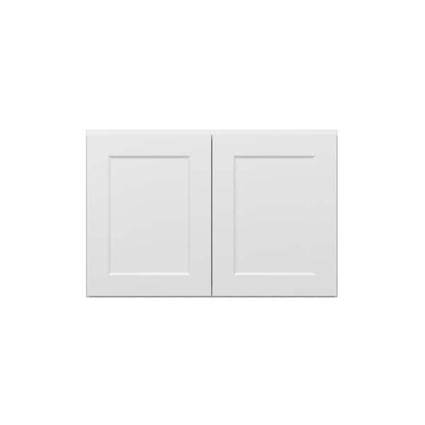 Shaker Ready To Assemble 39 in. W x 34.5 in. H x 24 in. D Plywood Blind Base Cabinet in Denver White Painted Finish Shaker Ready To Assemble 39 in. W x 34.5 in. H x 24 in. D Plywood Blind Base Cabinet in Denver White Painted Finish