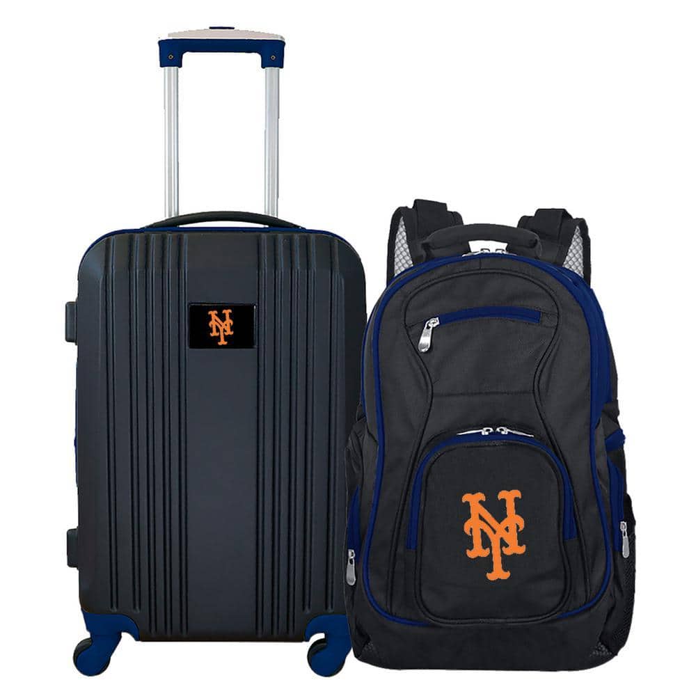Mojo MLB New York Mets 2-Piece Set Luggage and Backpack MLMTL108