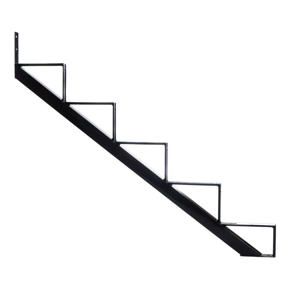 UPC 813565001692 product image for 5-Steps Steel Stair Stringer black 7-1/2 in. x 10-1/4 in. (Includes 1 Stair Stri | upcitemdb.com