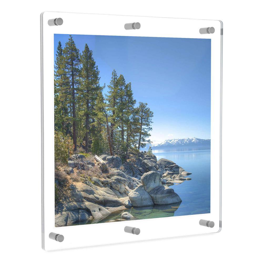 Fab Glass and Mirror 40 in. x 40 in. Square Double Acrylic Picture ...