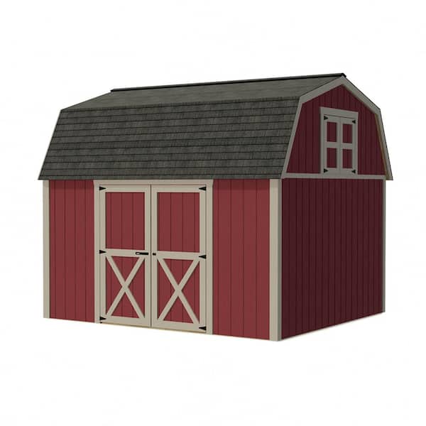 Best Barns Craftsman's Cove 10 ft. x 12 ft. Wood Barn Kit with Convenient Loft