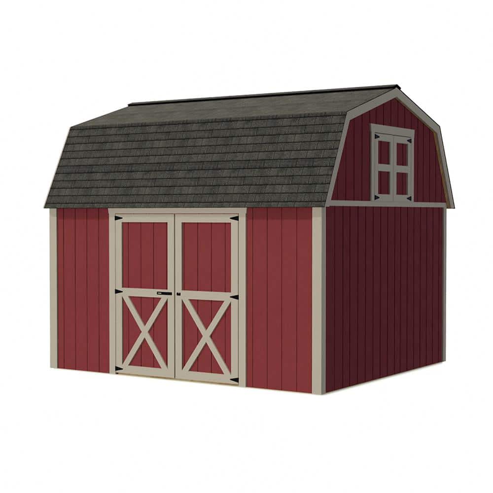 Craftsman's Cove 10 ft. x 16 ft. Wood Barn Kit with Spacious Loft price history on PriceWatchPro