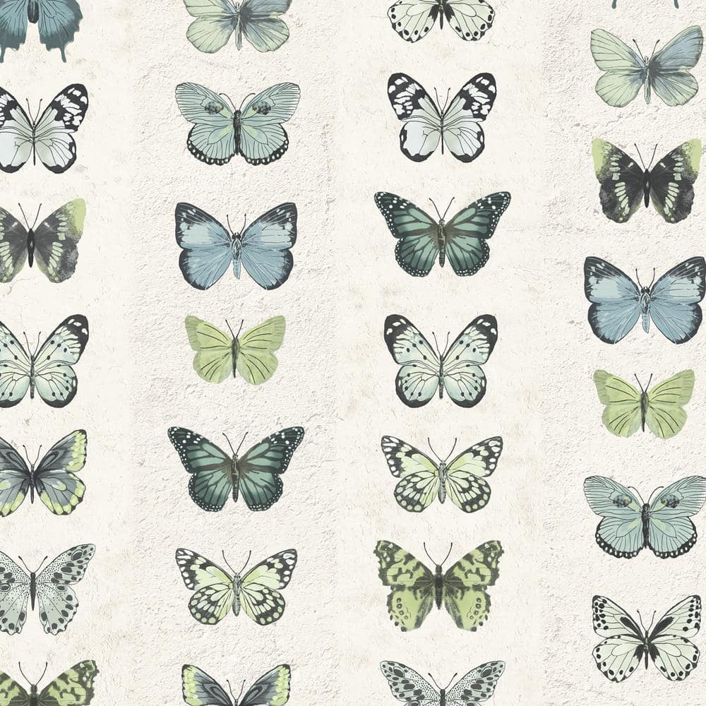 Jewel Butterflies Stripe Vinyl Strippable Roll (Covers 55 sq. ft.) price history on PriceWatchPro