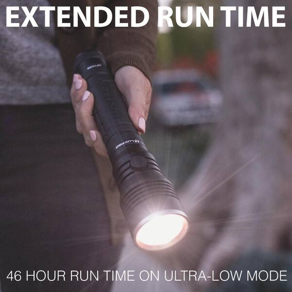 LUXPRO High Output 600 Lumens LED Handheld Flashlight with