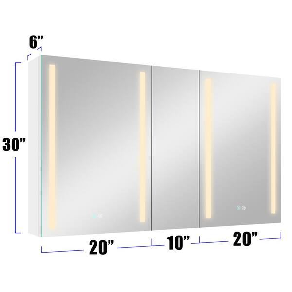 Mercury Row® Bingham 31.5'' W 23.5'' H Surface Frameless Medicine