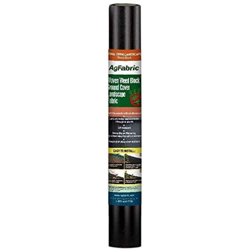 4 ft. x 25 ft. Landscape Ground Cover 3.0 oz. Heavy PP Woven Weed Barrier S