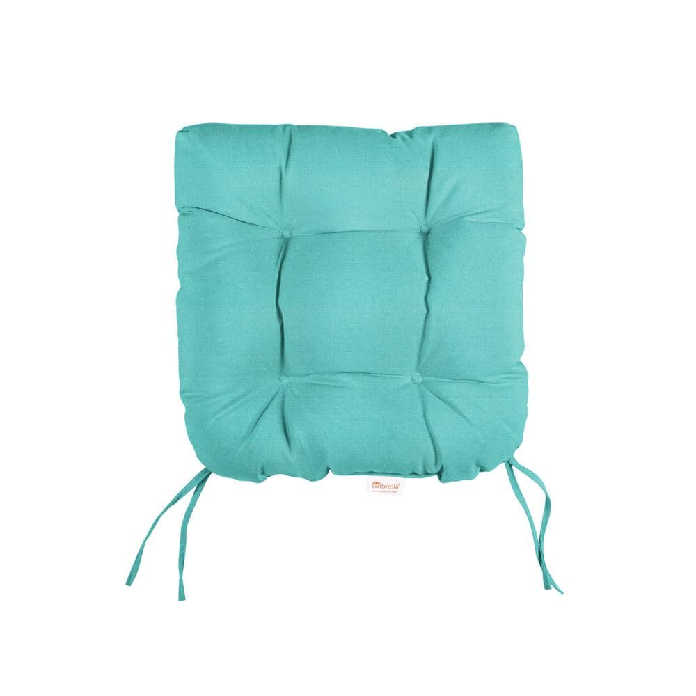 Sunbrella Canvas Aruba U-Shaped Tufted Outdoor Seat Cushion